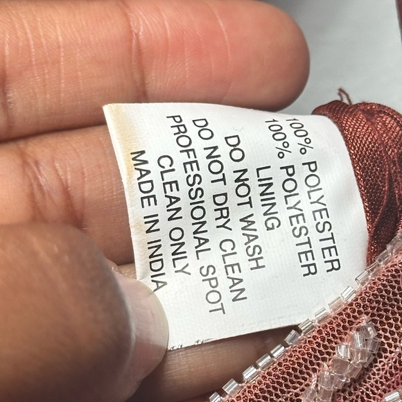 Mac Duggal Barbie Pink Floral Ruffled Cutout Dainty Halter Mini Dress Size 6 - Picture 4 of 16